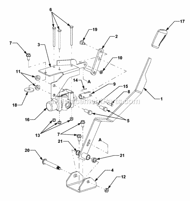 Lift Valve 1b065g & Before Diagram and Parts List for 5254E 54AE542-710, 54BE542-710, 54CE542-710 Cub Cadet Lawn Tractor